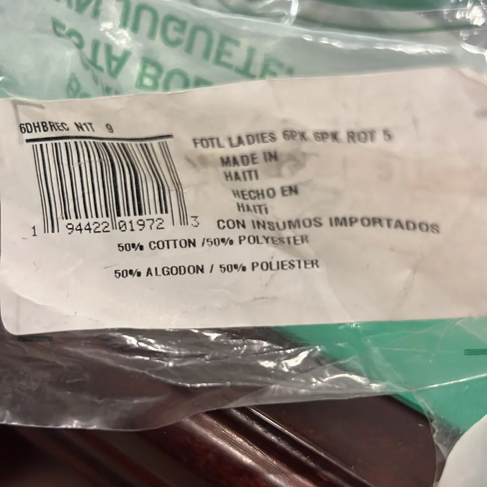 Fruit‎ of the Loom Briefs - 6 pairs.  Size 9 NEW - Picture 5 of 5